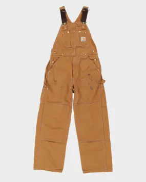 00s Carhartt Beige Dungarees - W34 L28