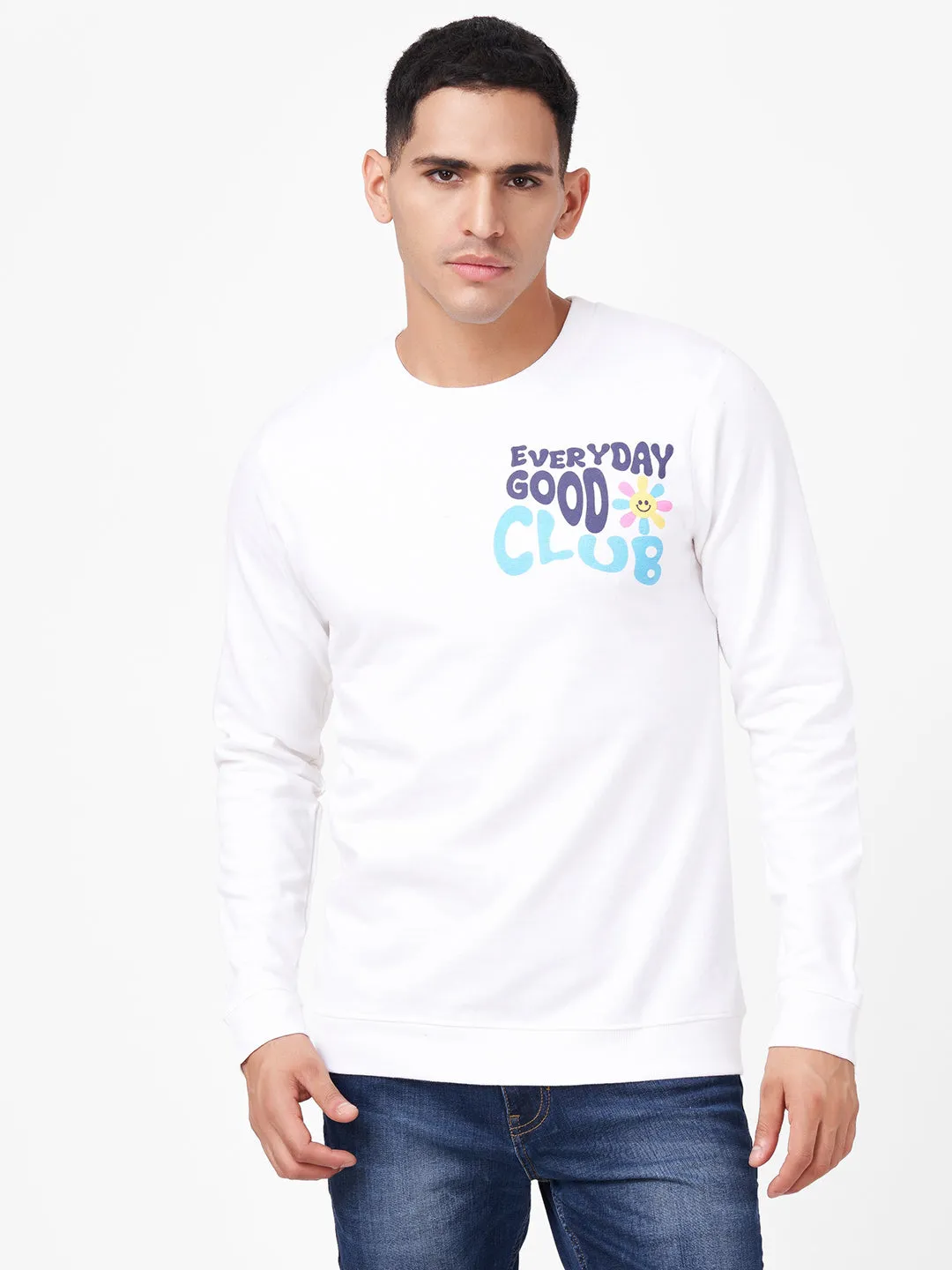 100% Cotton Printed Full Sleeve Sweatshirt