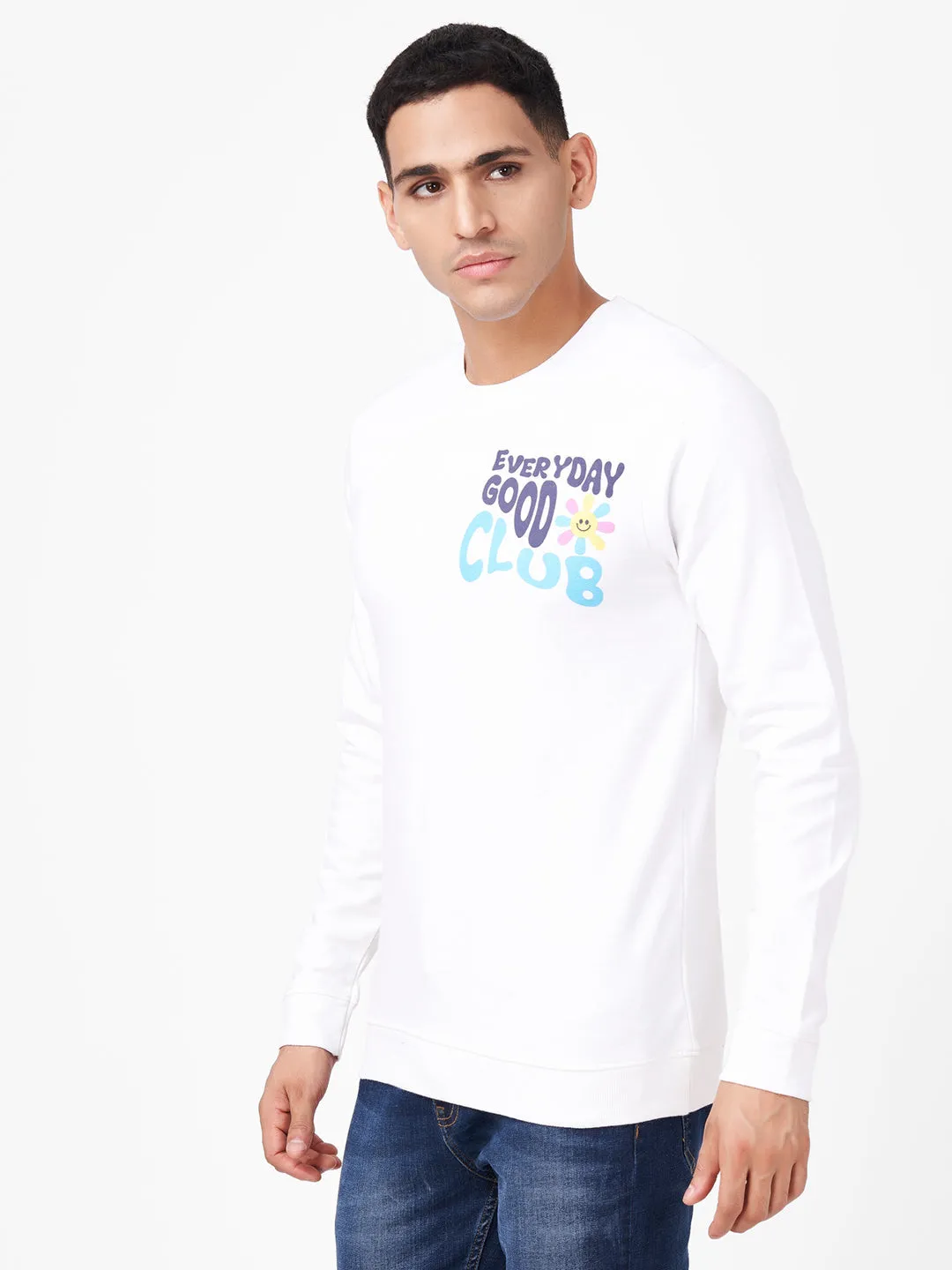 100% Cotton Printed Full Sleeve Sweatshirt