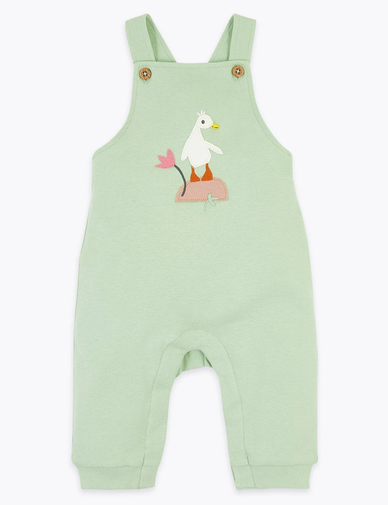 2pc Cotton Duck Dungarees Outfit