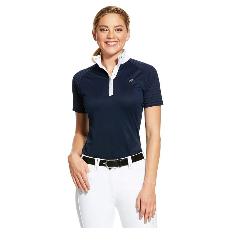 Ariat Ladies Aptos Vent Show Shirt Navy