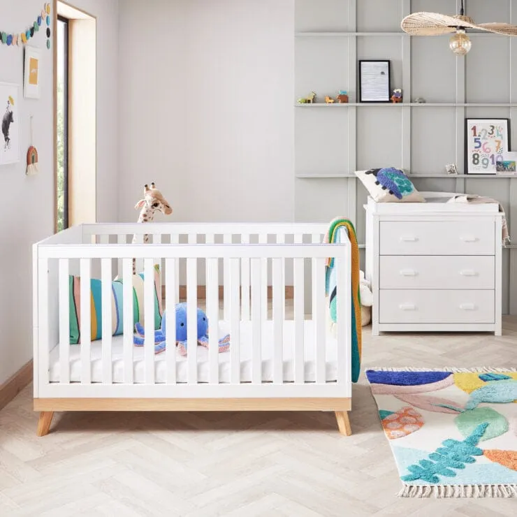 Babymore Mona 2 Piece Room Set - White