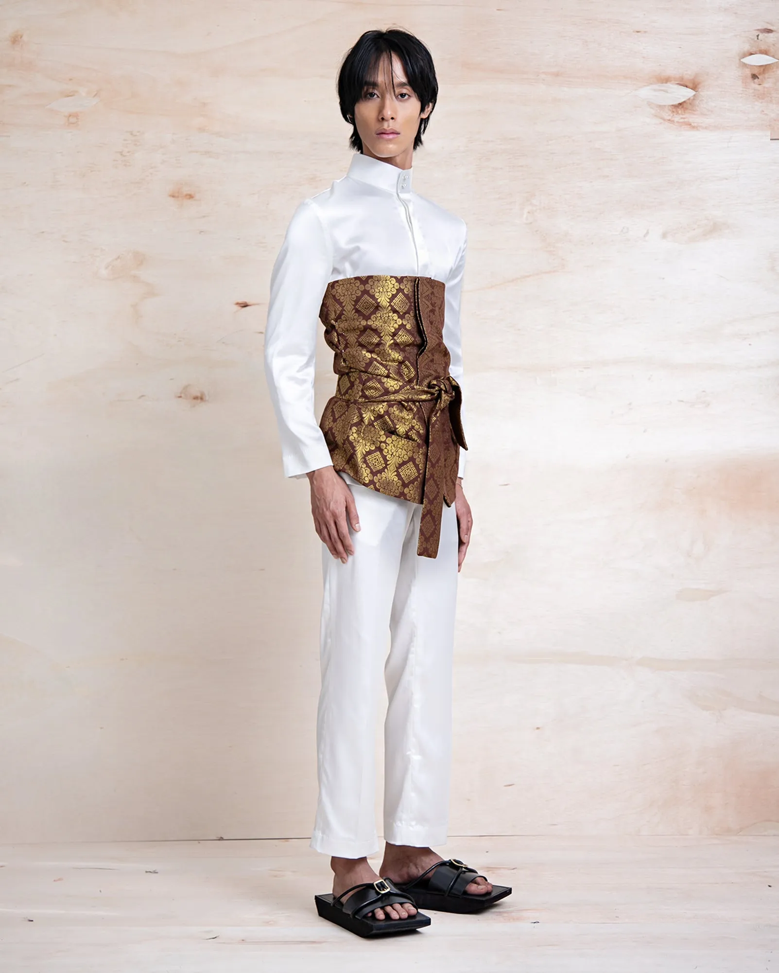 Baju Budi (White Satin)