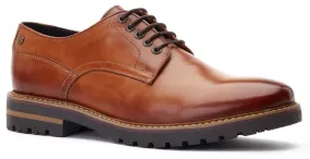 Base London Halsey Washed Mens Leather Derby Shoe