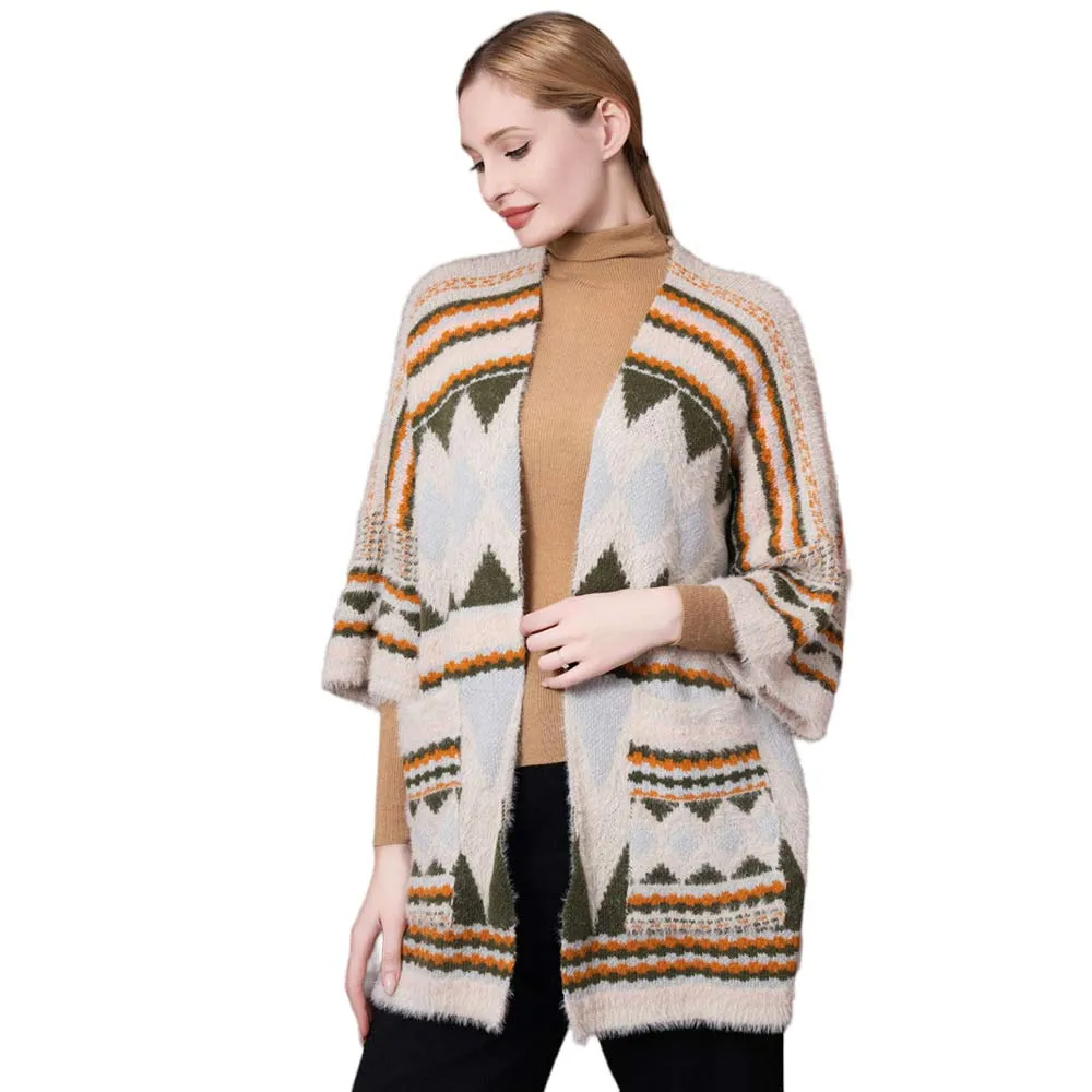 Beautiful Boho Patterned Poncho