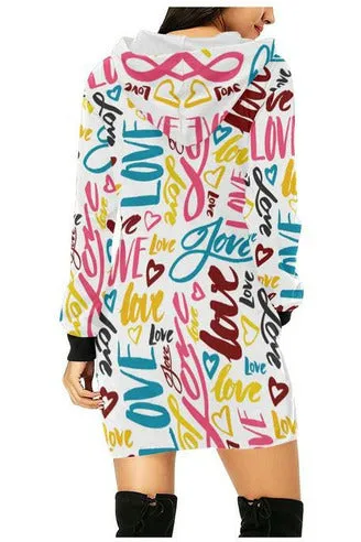 Counting the Ways Hoodie Mini Dress