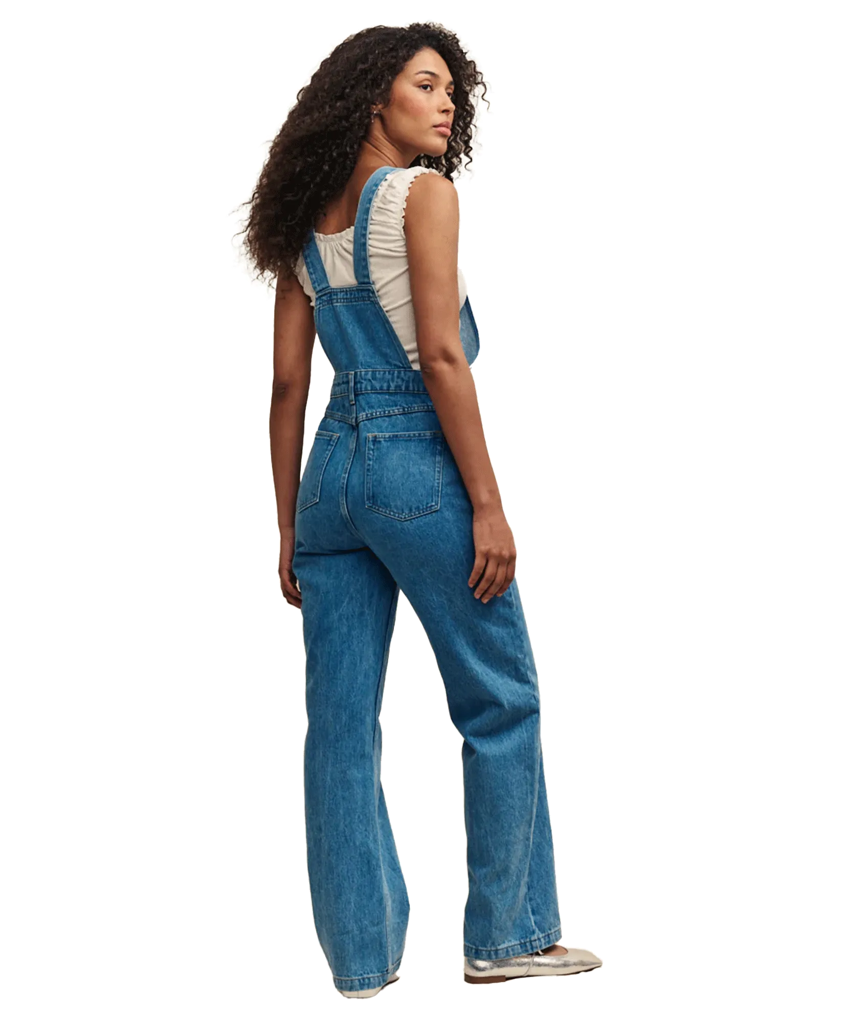 Denim Dungarees - Blue