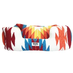 Diamante Bumper Bed- White multi rainbow