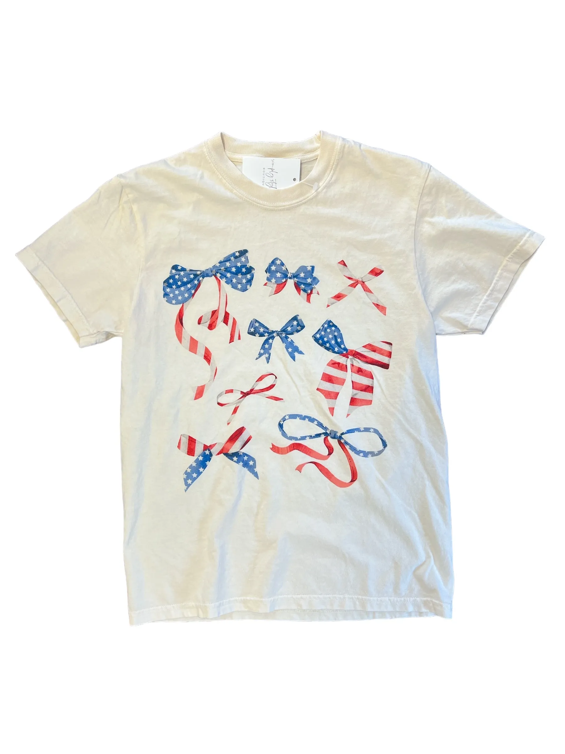 Fourth of July Bow Shirt