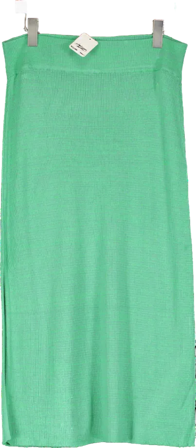 Free People Green Golden Hour Midi Skirt UK M