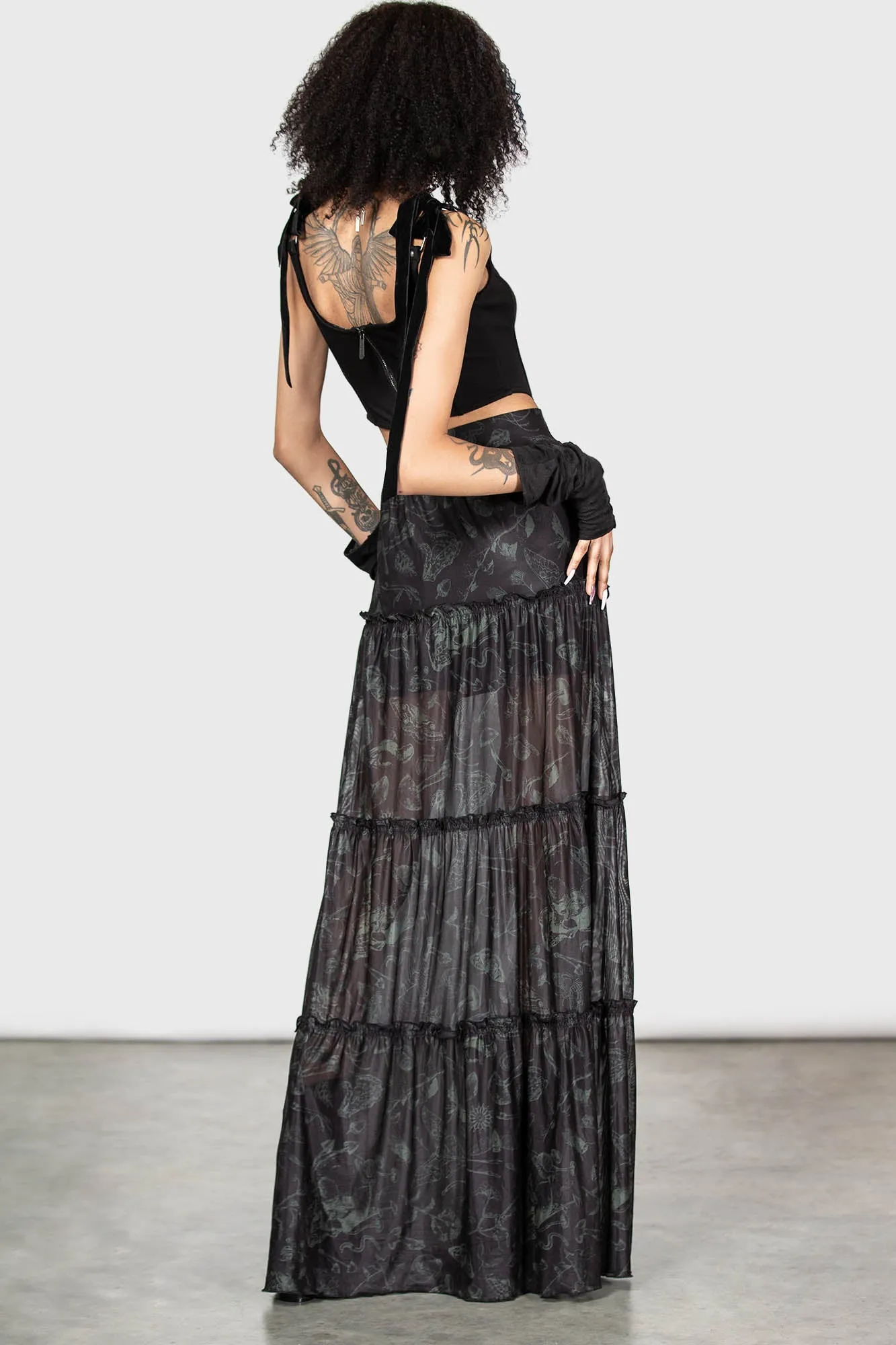 Ghosted Woods Maxi Skirt