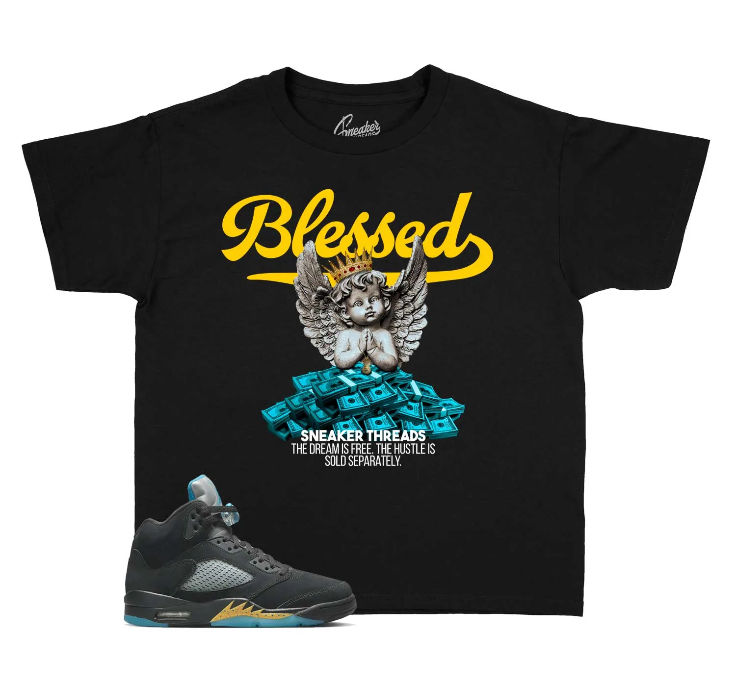 Kids -  Aqua 5 Blessed Angel Shirt