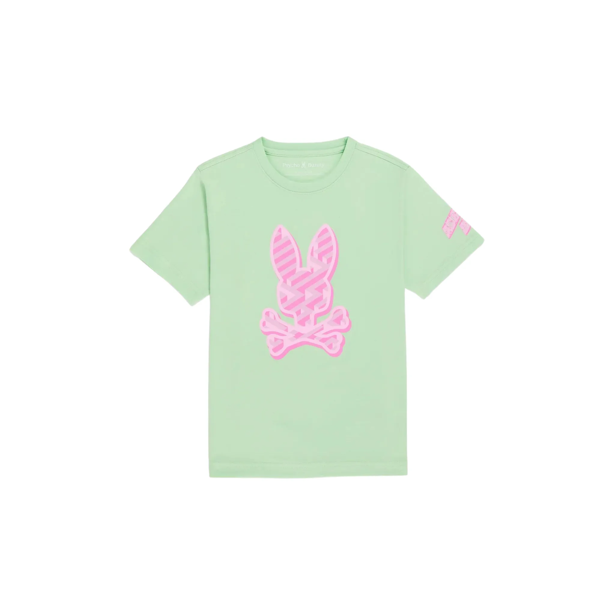 Kids Psycho Bunny Pisani Graphic Tee (Icy Mint)