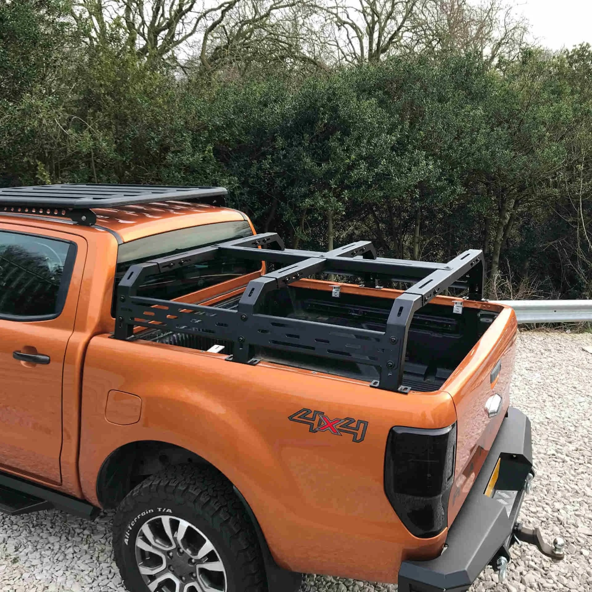 Low Height Adjustable Load Bed Roof Top Tent Cargo Rack for Mitsubishi L200 15 