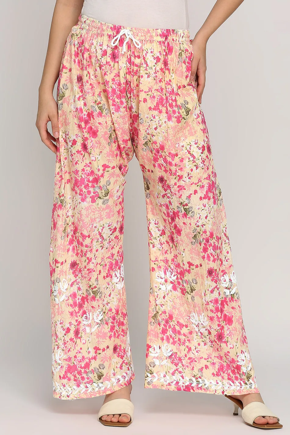 Maira Floral Chikankari Mulmul Co-ord Sets