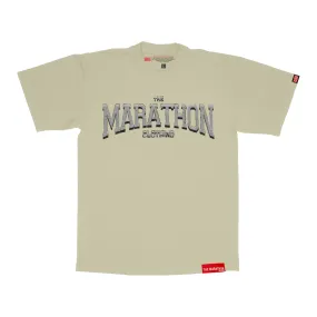 Marathon Clothing Beveled T-Shirt - Tan