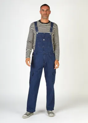 Men's Cargo Pocket Dungarees - Indigo