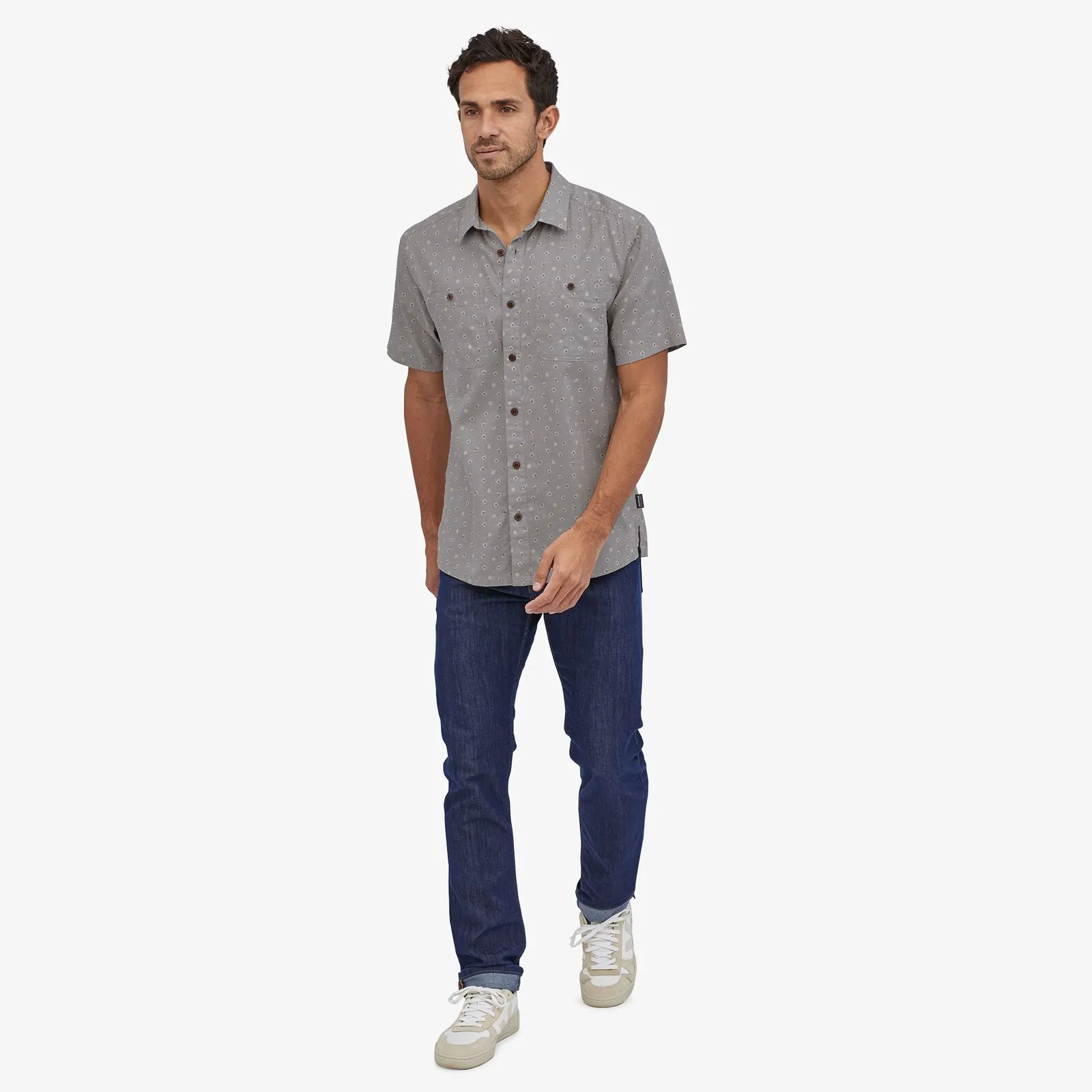 M's Back Step Shirt - Hemp and Cotton