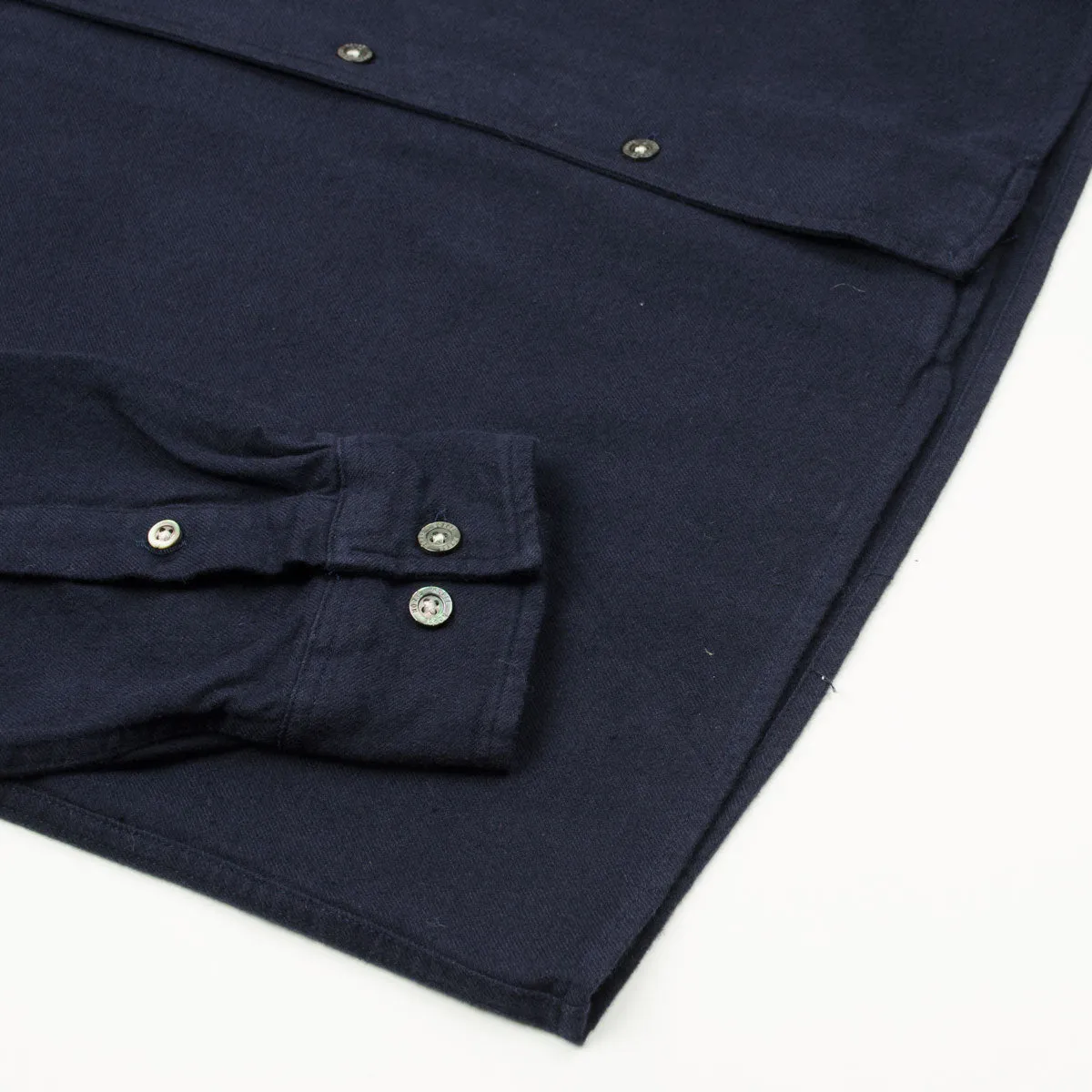 Norse Projects - Carsten Organic Flannel Shirt LS - Dark Navy