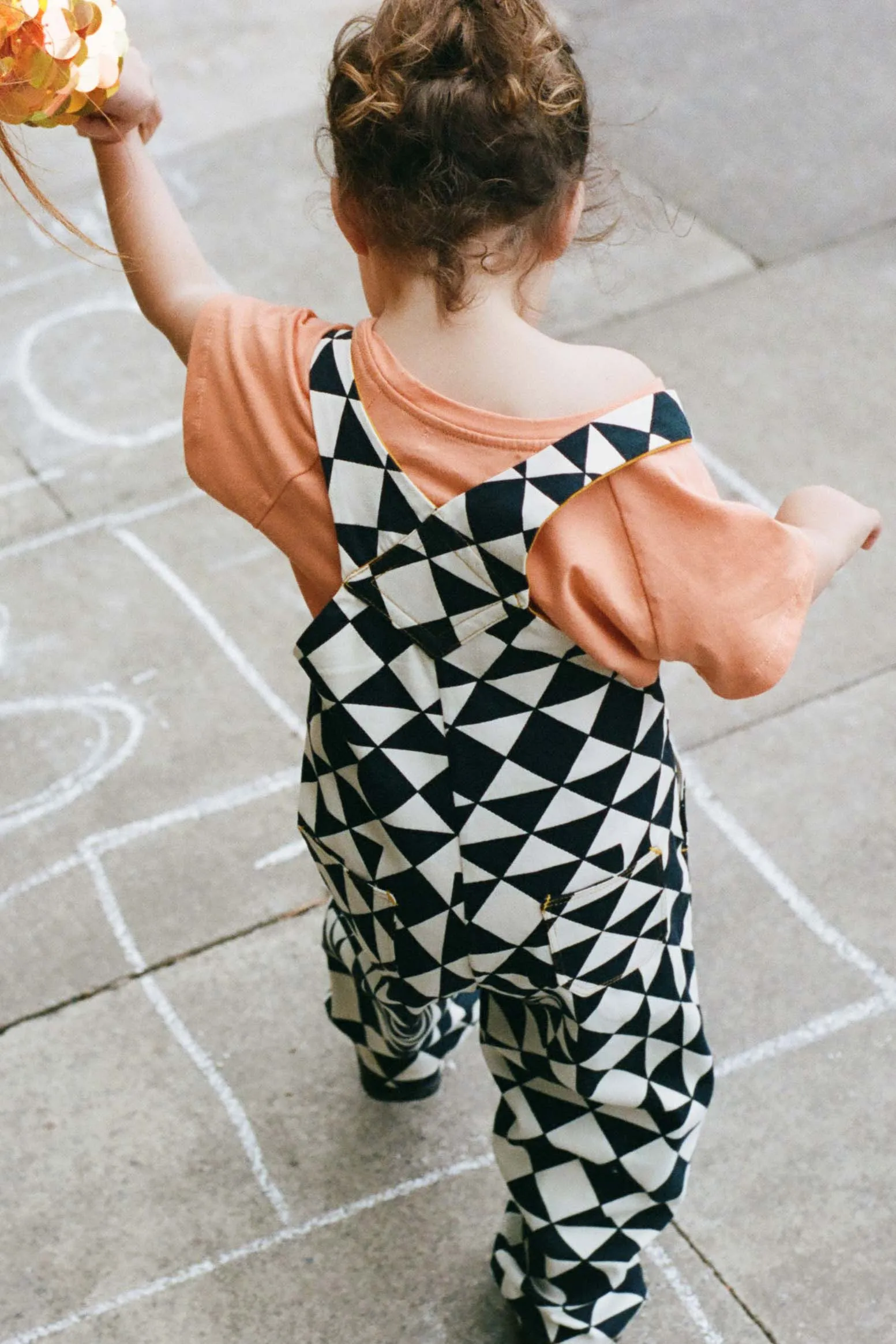 OTTO CHILDREN'S DUNGAREES - TRI PRINT