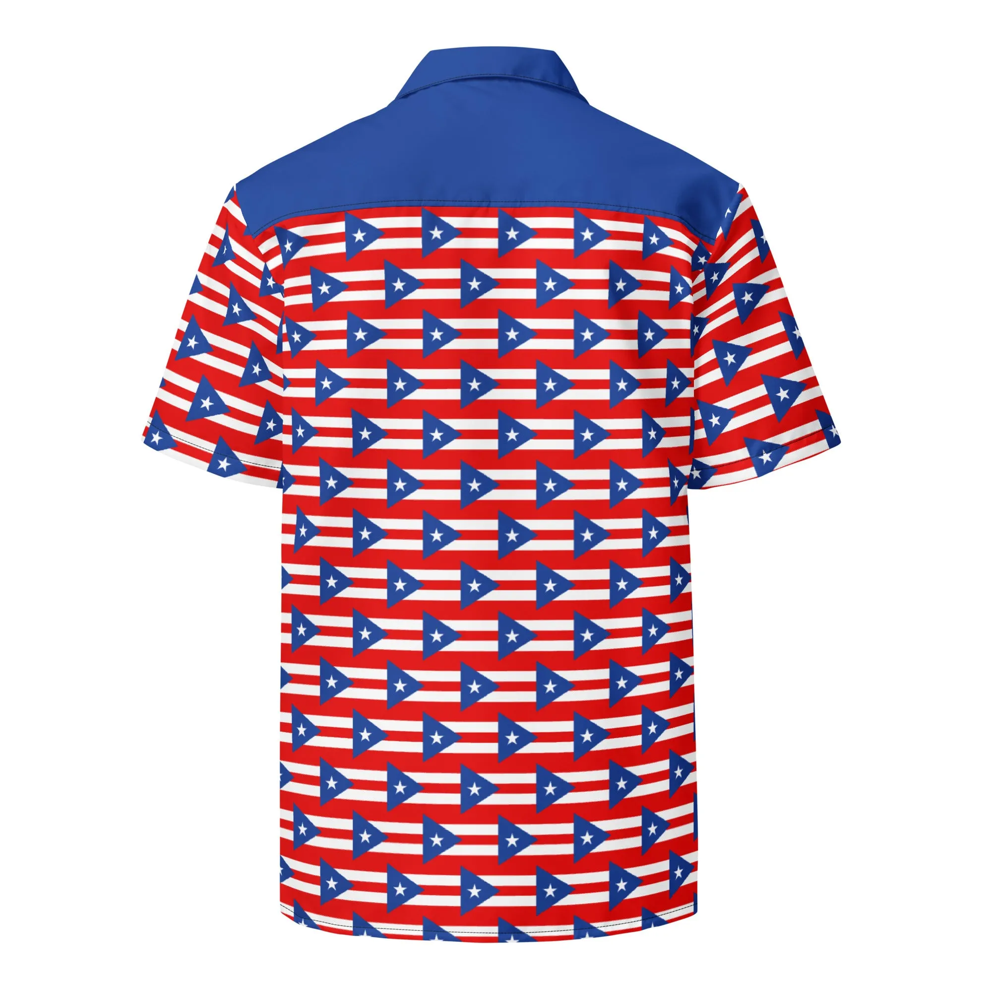 Puerto Rico Shirt With Buttons / Puerto Rican Flag Clothing