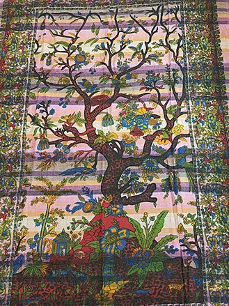 Queen Sized Tree of Life Tapestry