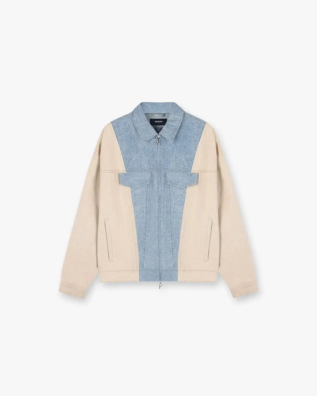 REPRESENT R4 COLOUR BLOCK DENIM JACKET