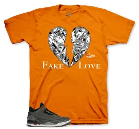 Retro 3 Fear Love Shirt