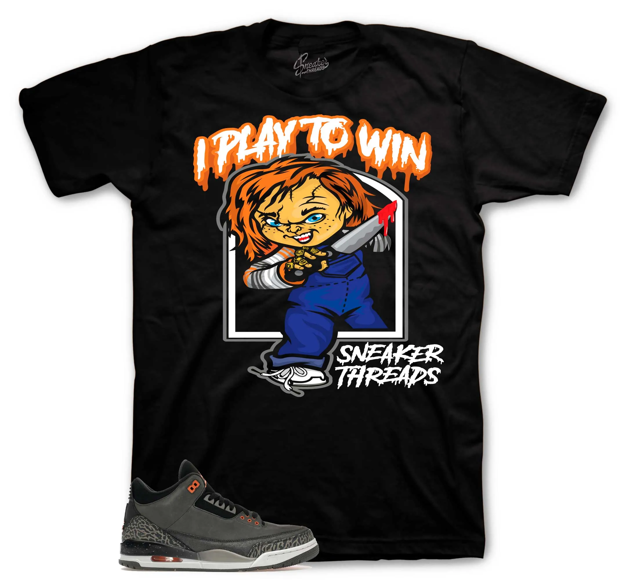 Retro 3 Fear Play To Win Shirt