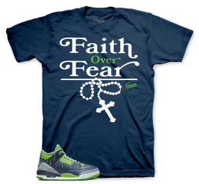 Retro 3 Hugo Faith Over Fear Shirt