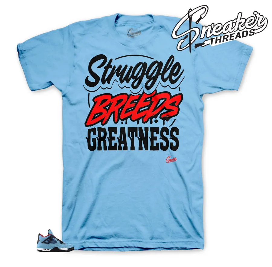 Retro 4 Cactus Jack Struggle Breeds Shirt