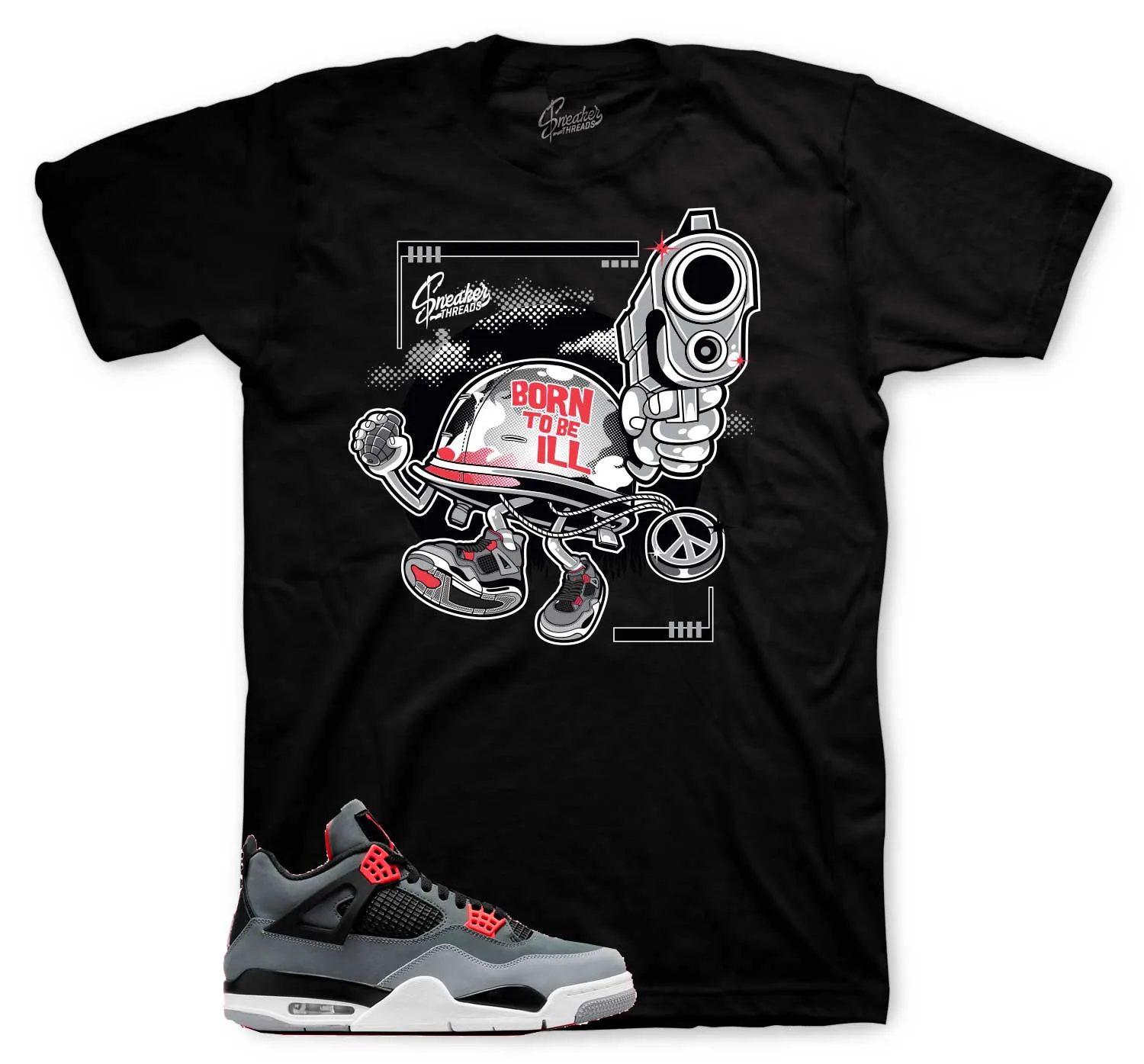 Retro 4 Infrared Born To Be Ill Shirt