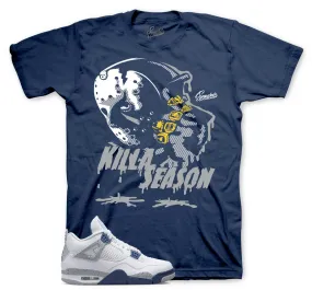 Retro 4 Midnight Navy Killa Season Shirt