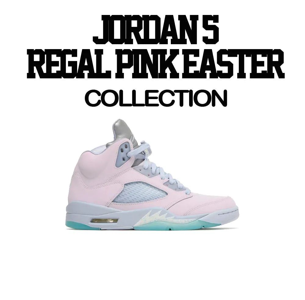 Retro 5 Regal Pink Easter ST Hare Shirt