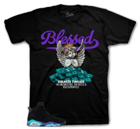 Retro 6 Aqua Blessed Angel Shirt