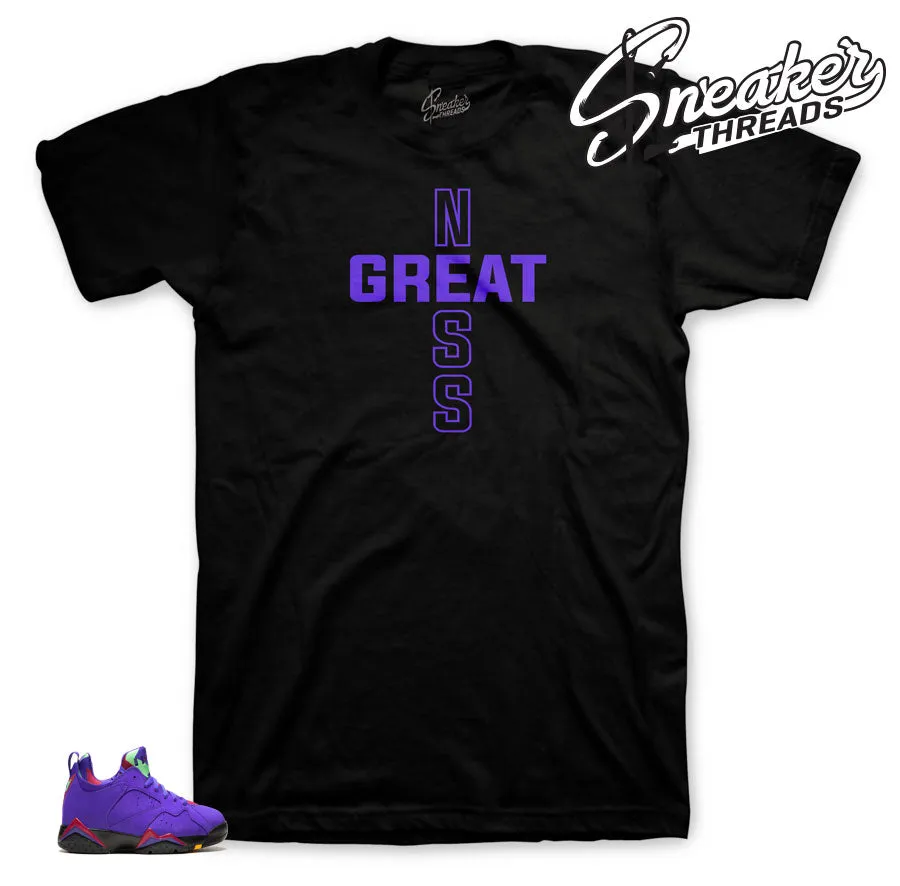 Retro 7 Low Concord Greatness Cross Shirt