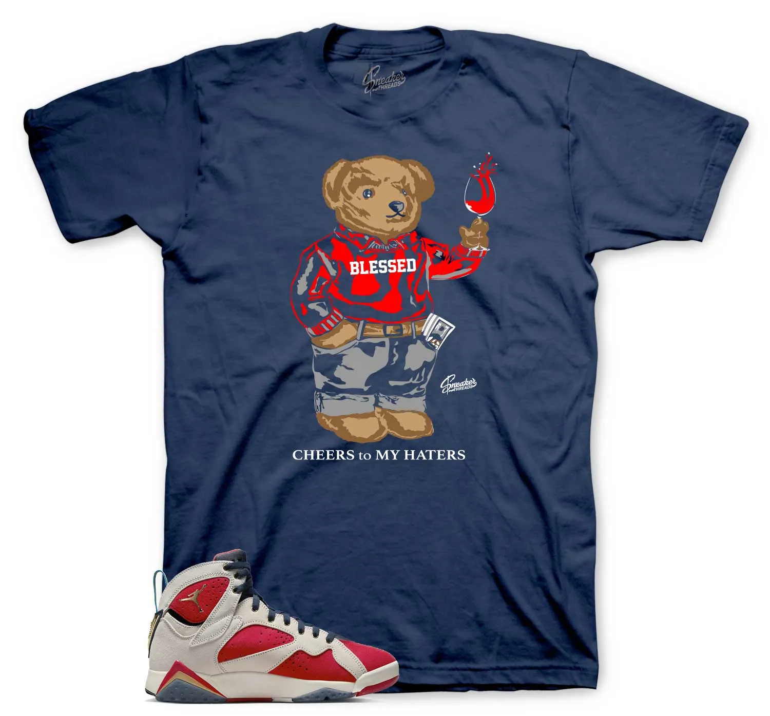 Retro 7 New Sheriff In Town Cheers Bear Shirt