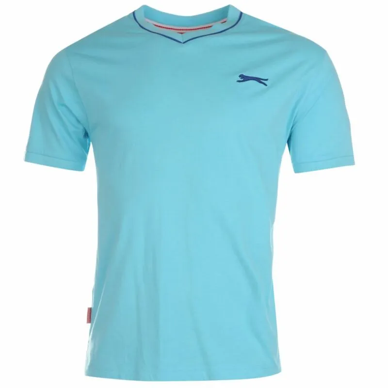 Slazenger Mens V Neck T Shirt Short Sleeve Tee Top Clothing Wear