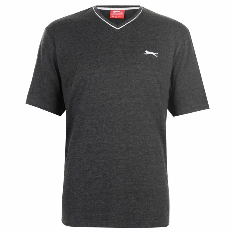 Slazenger Mens V Neck T Shirt Short Sleeve Tee Top Clothing Wear