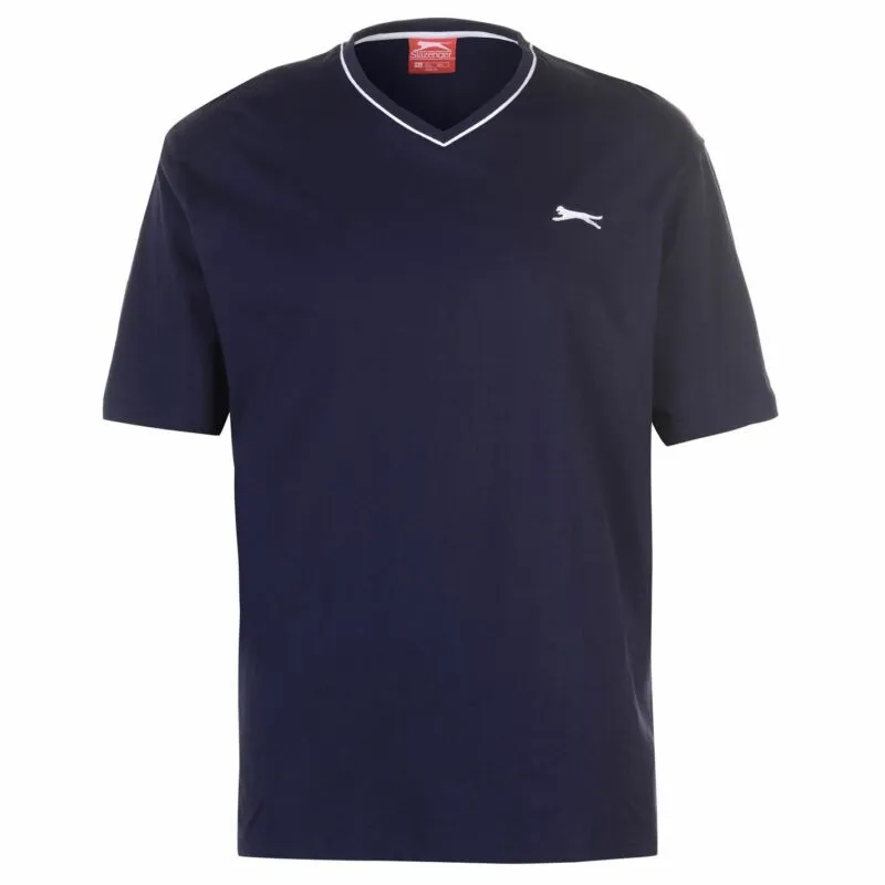 Slazenger Mens V Neck T Shirt Short Sleeve Tee Top Clothing Wear