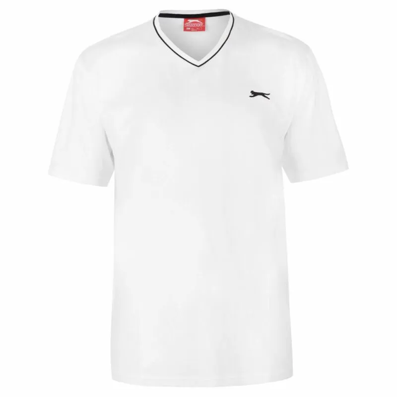 Slazenger Mens V Neck T Shirt Short Sleeve Tee Top Clothing Wear