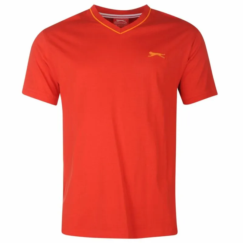 Slazenger Mens V Neck T Shirt Short Sleeve Tee Top Clothing Wear