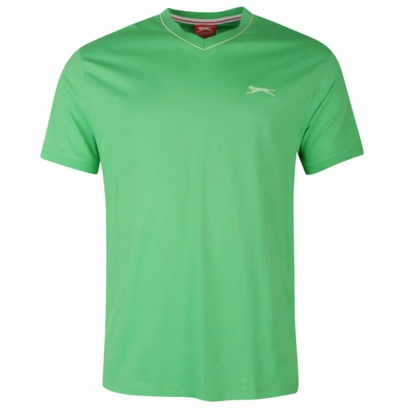 Slazenger Mens V Neck T Shirt Short Sleeve Tee Top Clothing Wear