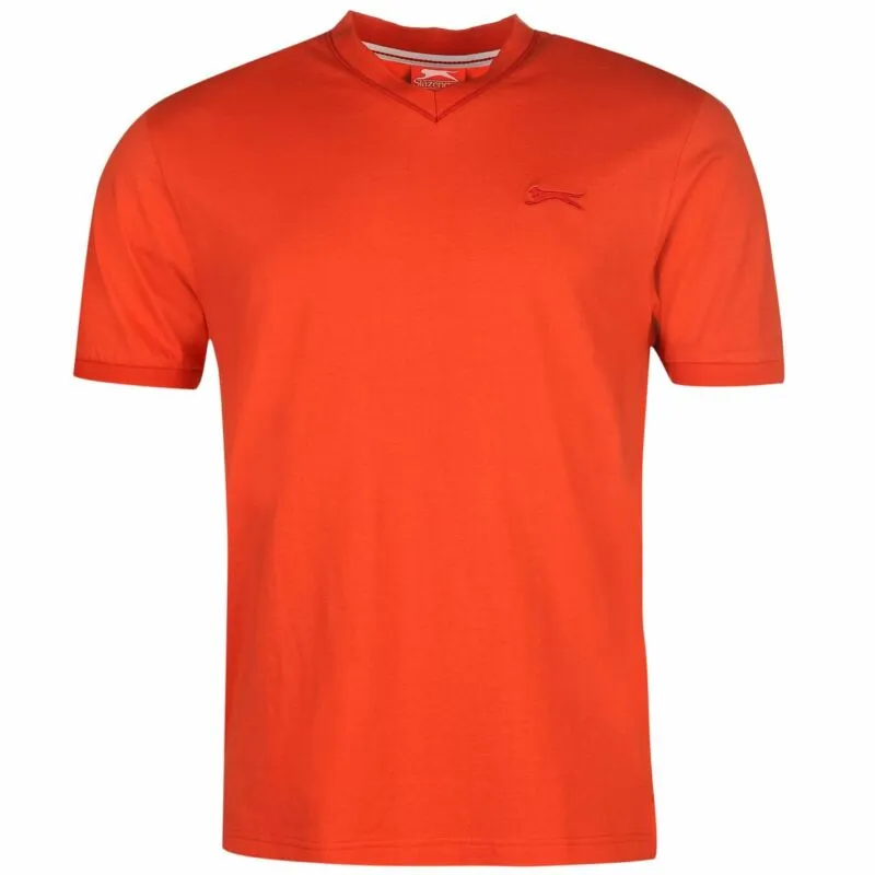 Slazenger Mens V Neck T Shirt Short Sleeve Tee Top Clothing Wear