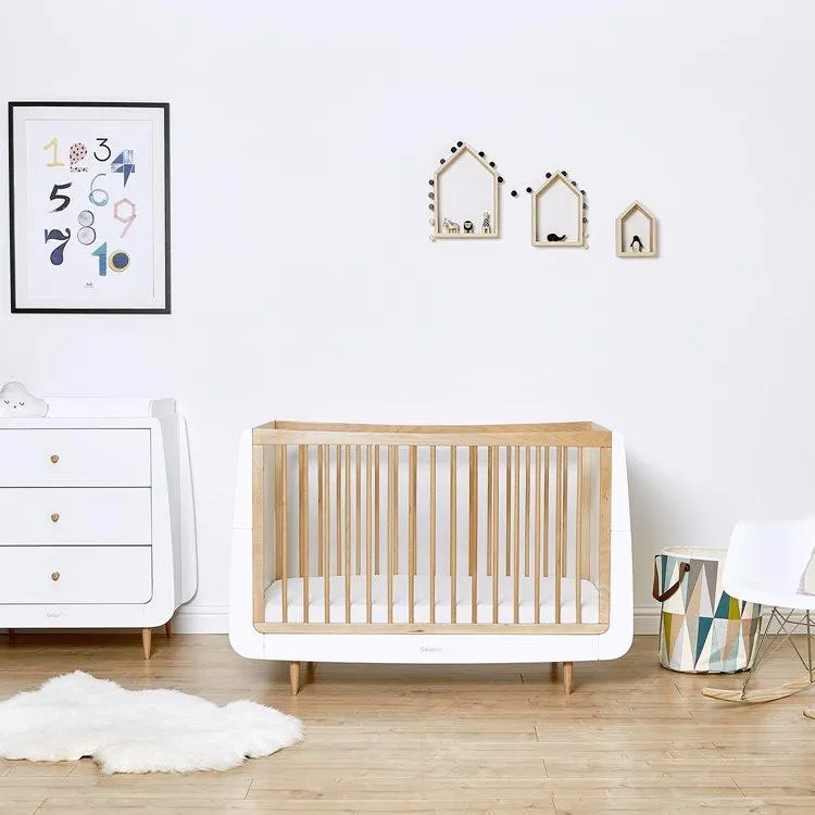 SnuzKot Skandi 2 Piece Nursery Furniture Set - Natural