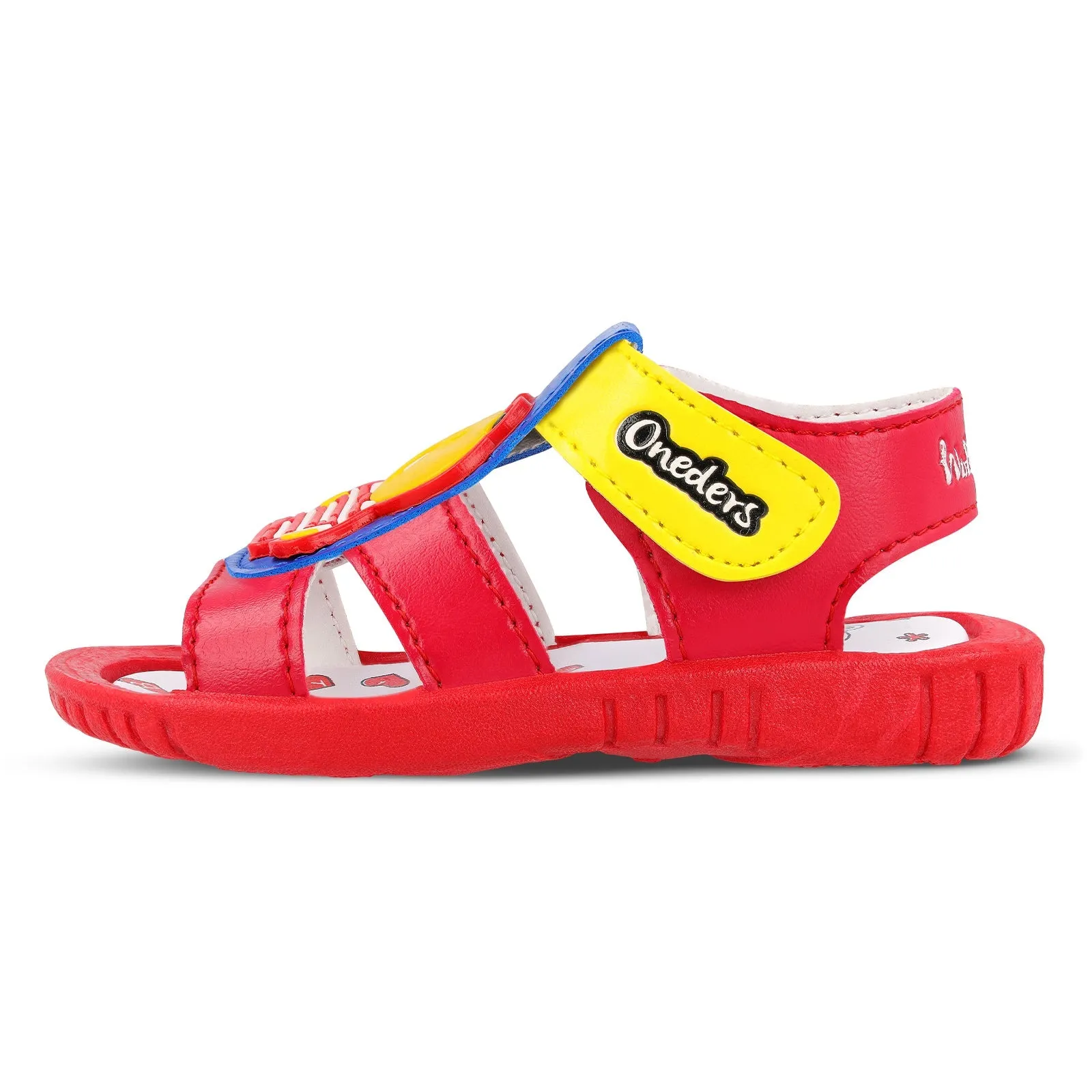 Walkaroo Kids Cartoonic Fisherman Sandals  - WK336 Red